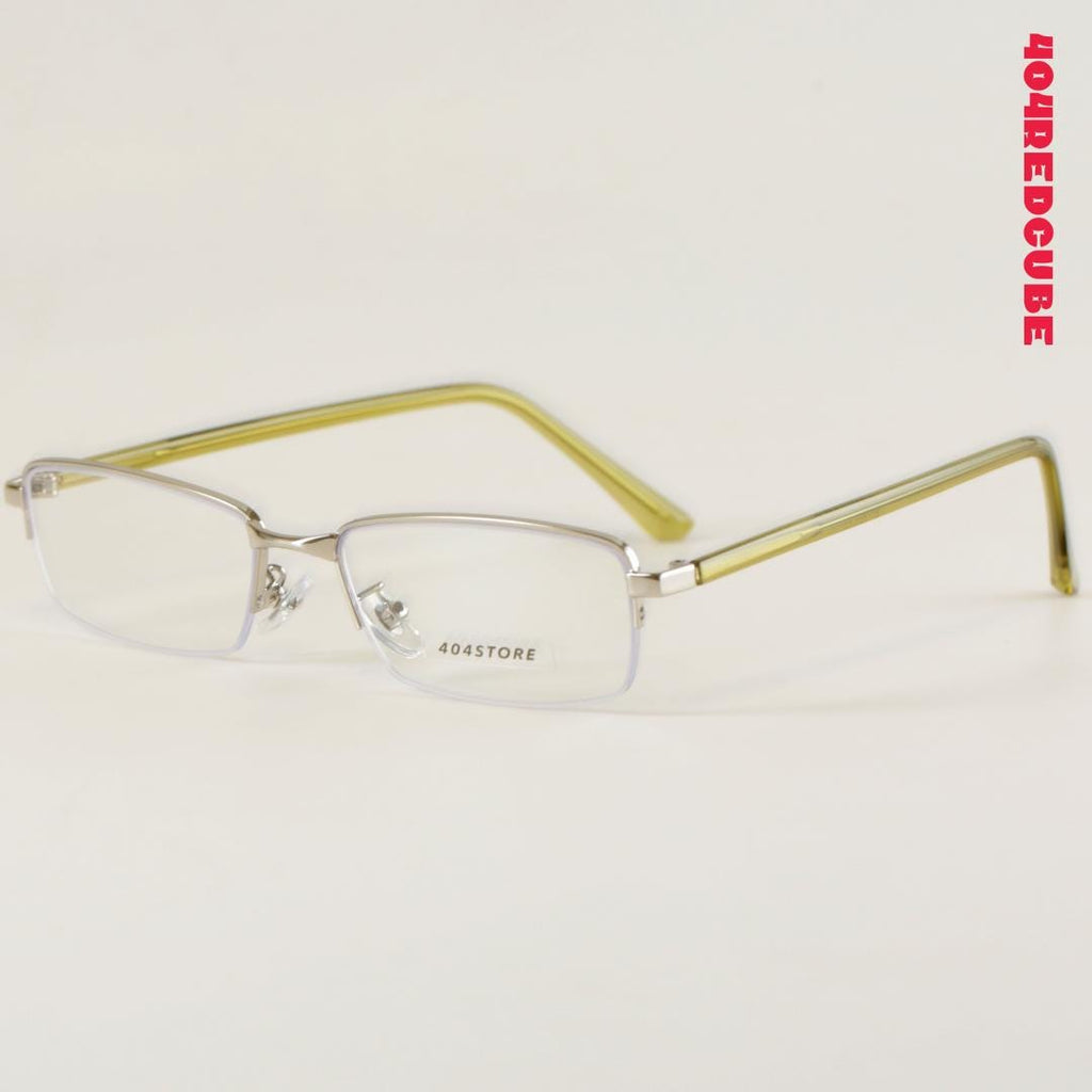 Bayonetta Rimless Rectangle Metal Office Siren Minimalist Optical Frames