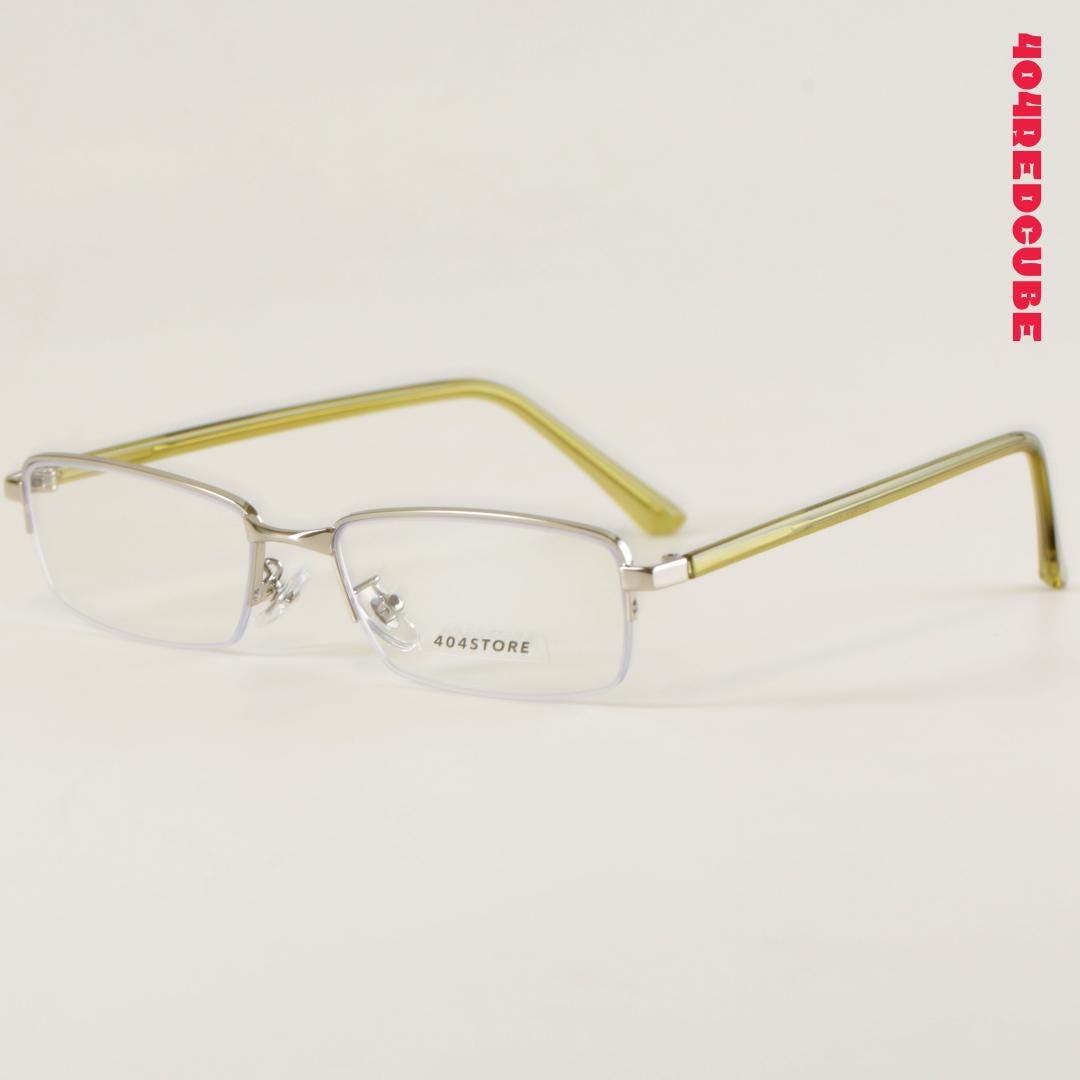 Bayonetta Rimless Rectangle Metal Office Siren Minimalist Optical Frames
