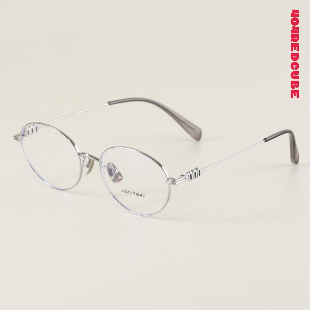 Triple-Ring Oval Titanium Optical Frames