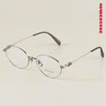 Triple-Ring Oval Titanium Optical Frames