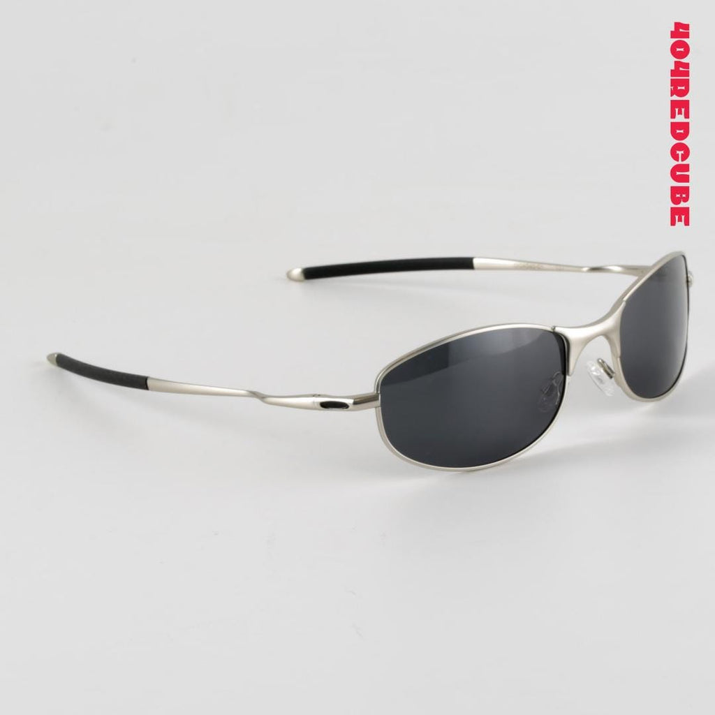 Polarized Sport Wraparound Metal Sunglasses