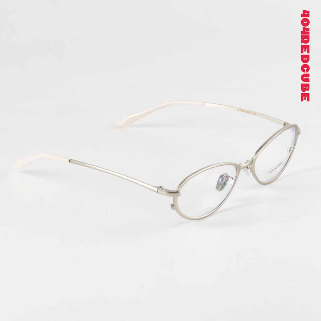 Cat-Eye Oval Metal Minimalist Optical Frames