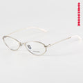 Cat-Eye Oval Metal Minimalist Optical Frames