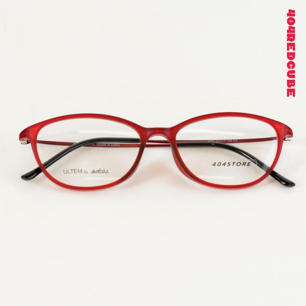 Cat-Eye Oval Acetate Academic Lightweight Optical Frames