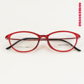 Cat-Eye Oval Acetate Academic Lightweight Optical Frames