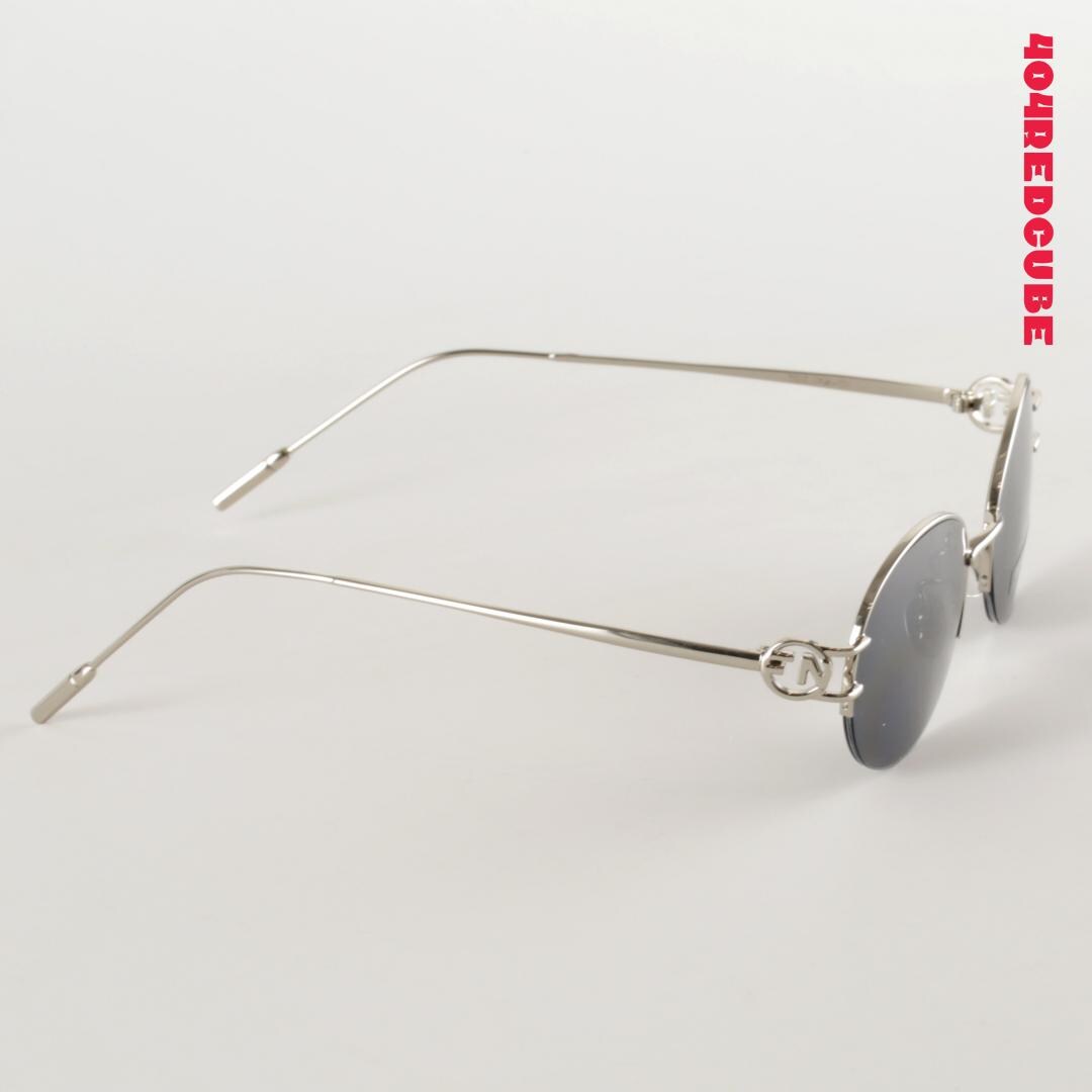 Rimless Oval Metal Sunglasses