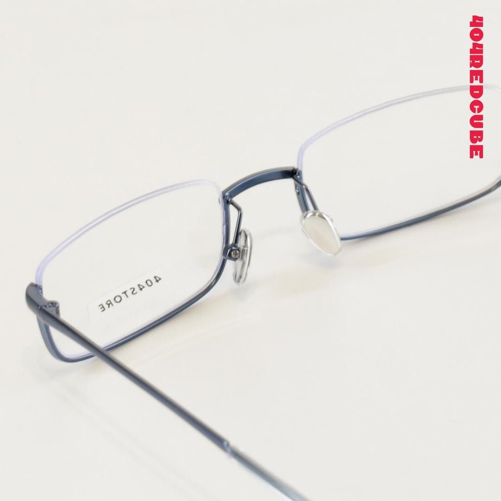 Rimless Rectangle Metal Minimalist Optical Frames