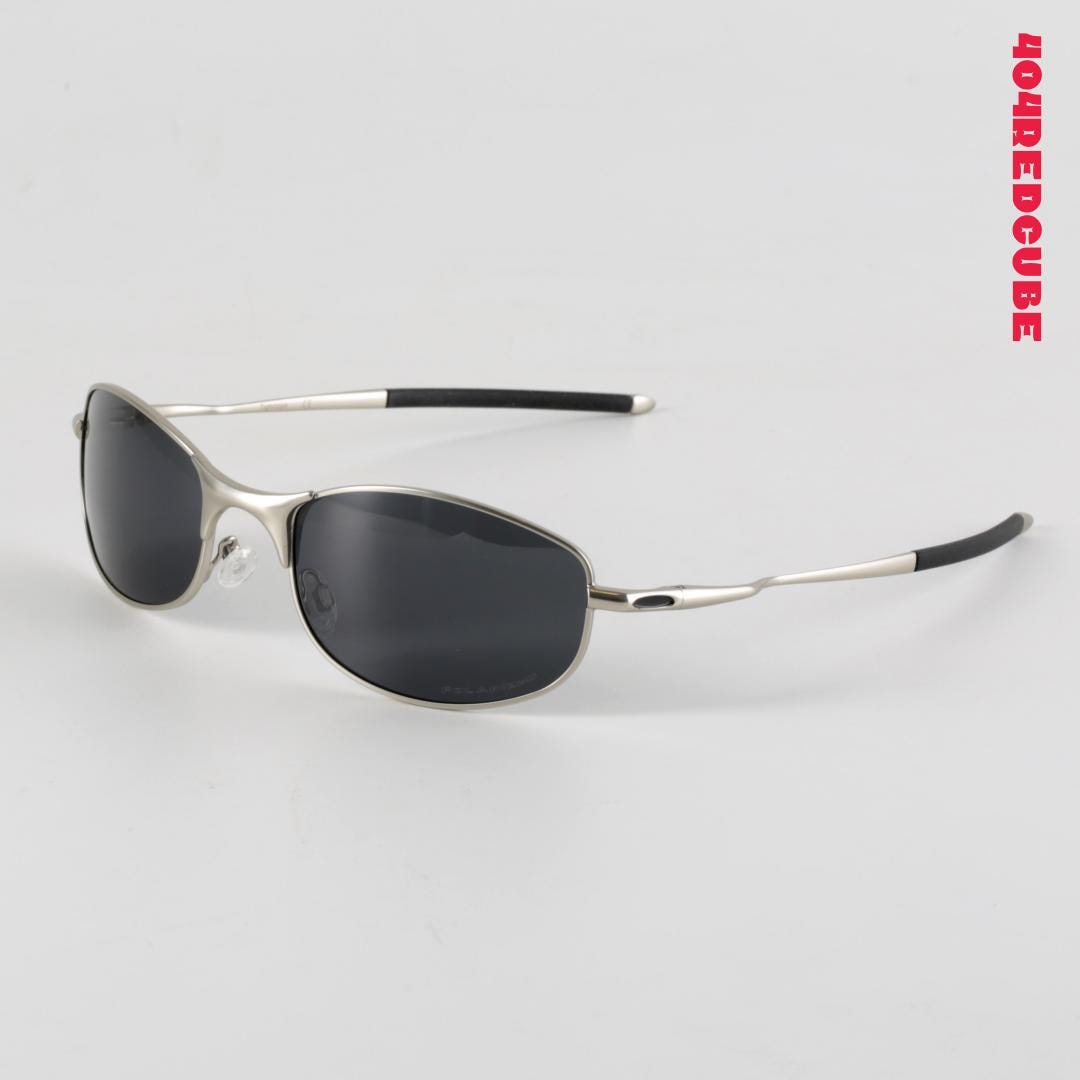Polarized Sport Wraparound Metal Sunglasses