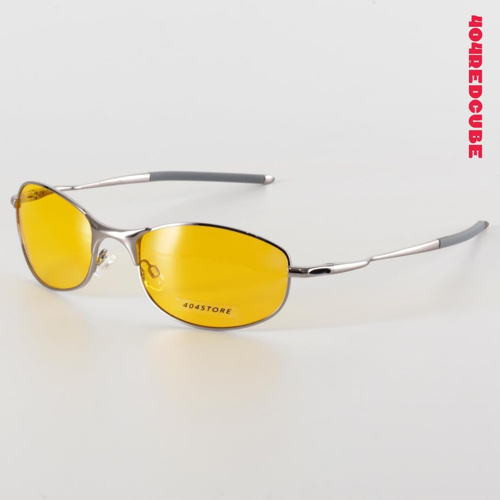 Polarized Sport Wraparound Metal Sunglasses