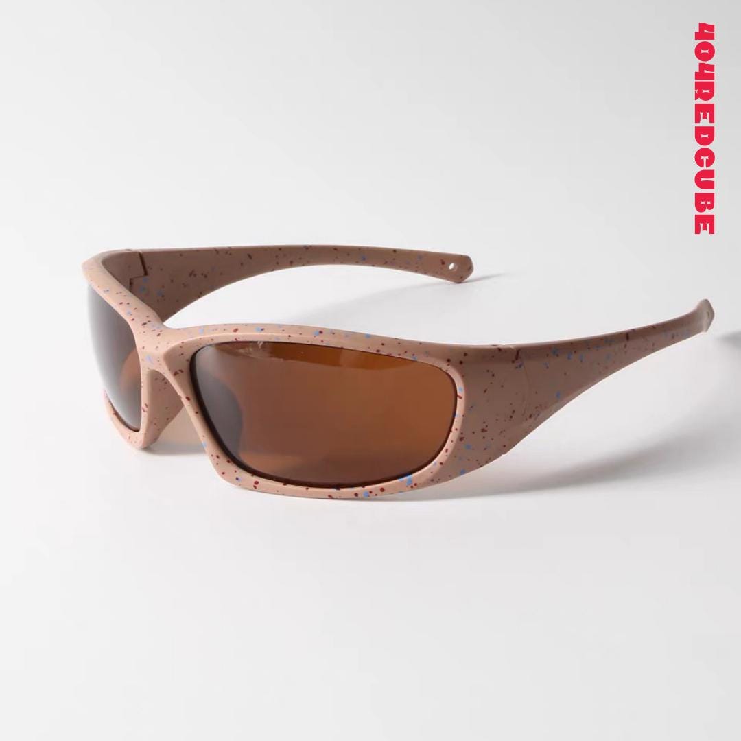 Wraparound Futuristic Gothic Sunglasses