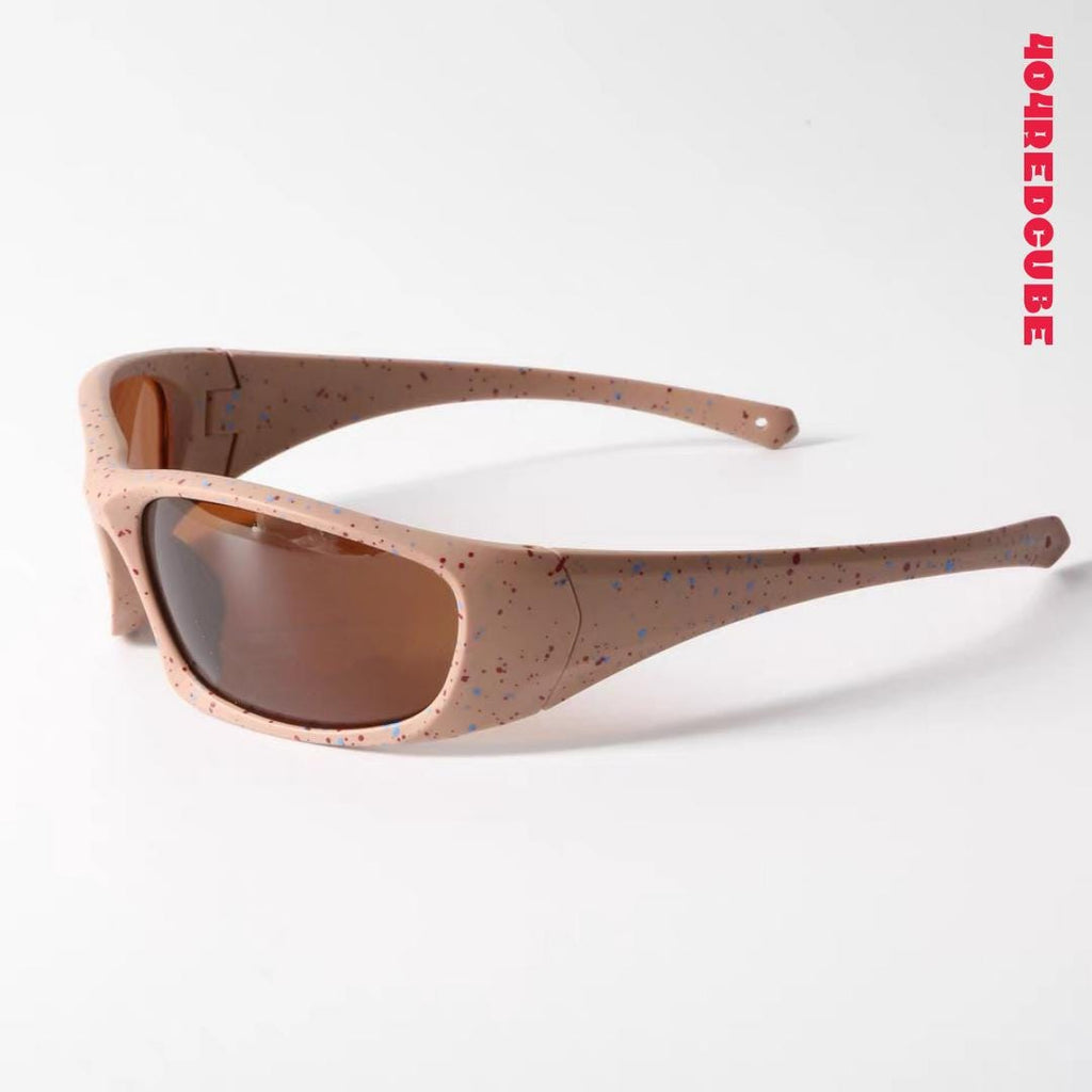 Wraparound Futuristic Gothic Sunglasses