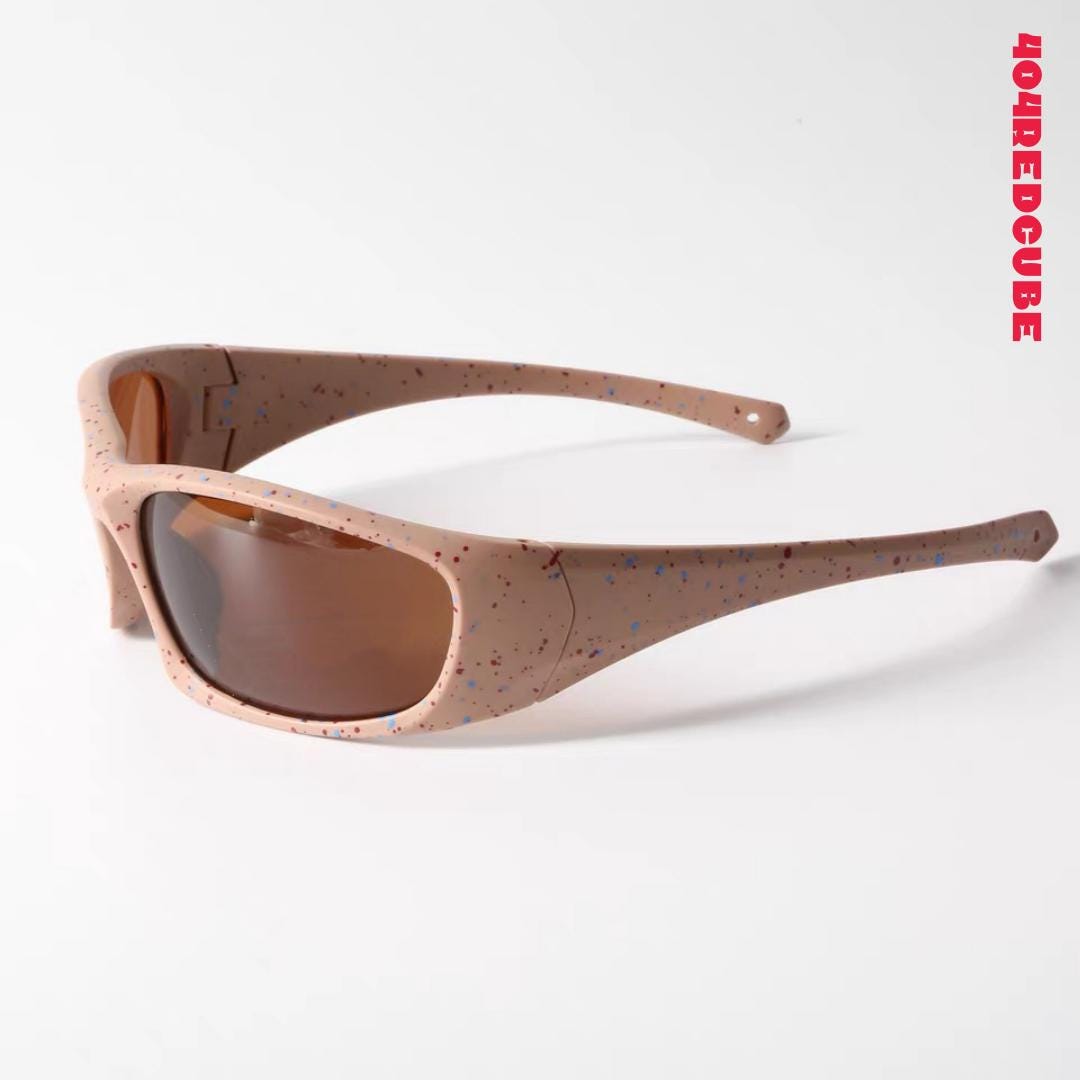 Wraparound Futuristic Gothic Sunglasses