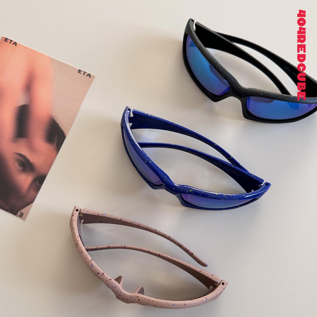 Wraparound Futuristic Gothic Sunglasses
