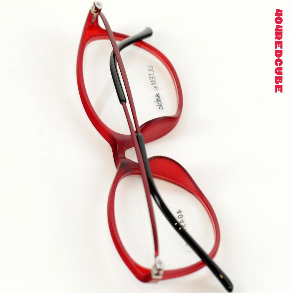 Cat-Eye Oval Acetate Academic Lightweight Optical Frames