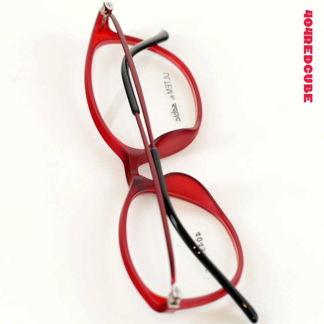 Cat-Eye Oval Acetate Academic Lightweight Optical Frames