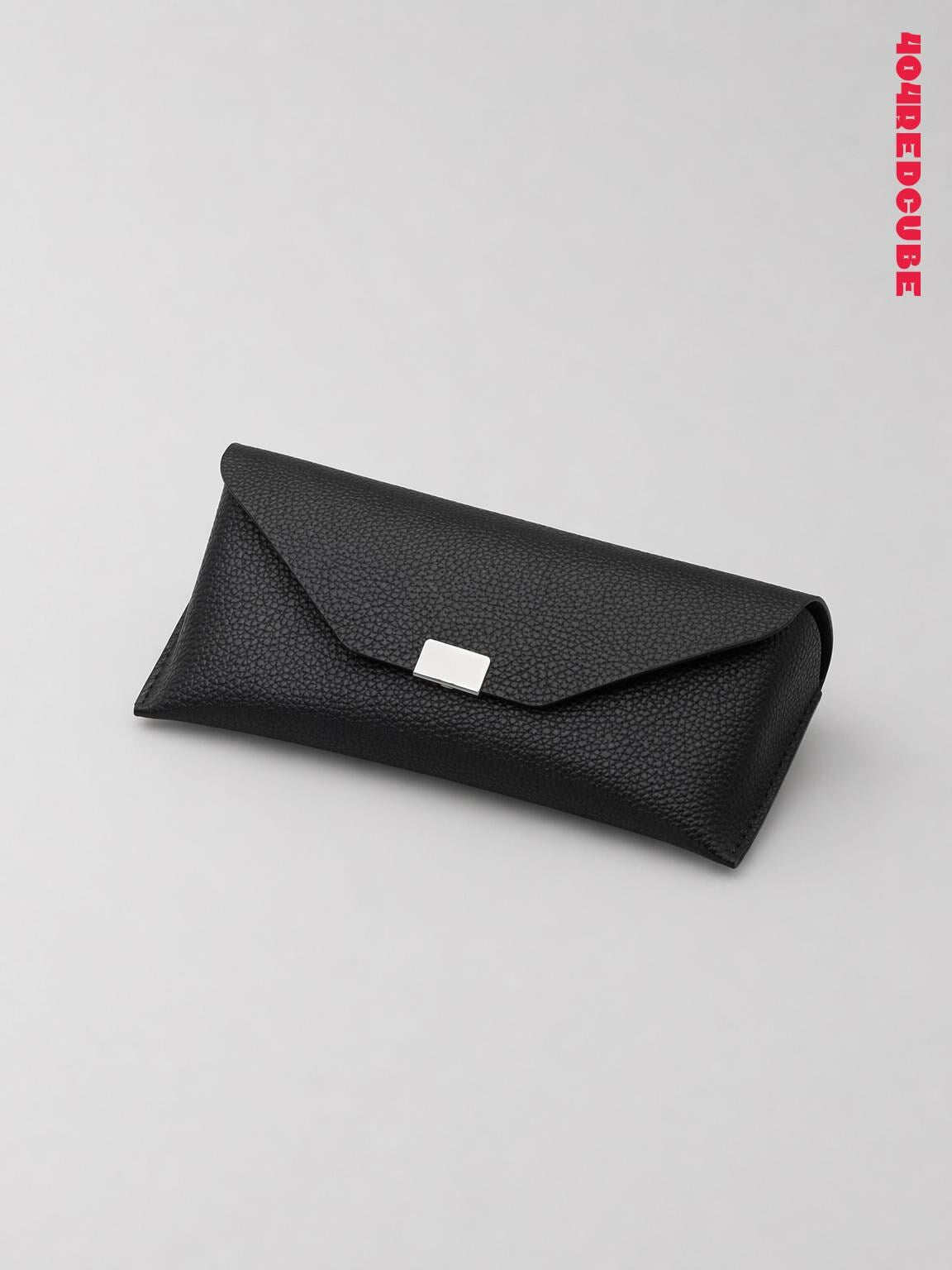 Slim Pebbled Leather Glasses Case