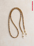 Natural Tiger Eye Beaded Glasses Chain