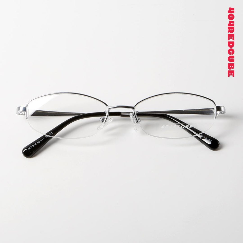 Rimless Oval Titanium Lightweight Optical Frames