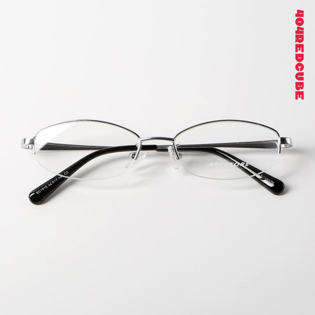 Rimless Oval Titanium Lightweight Optical Frames