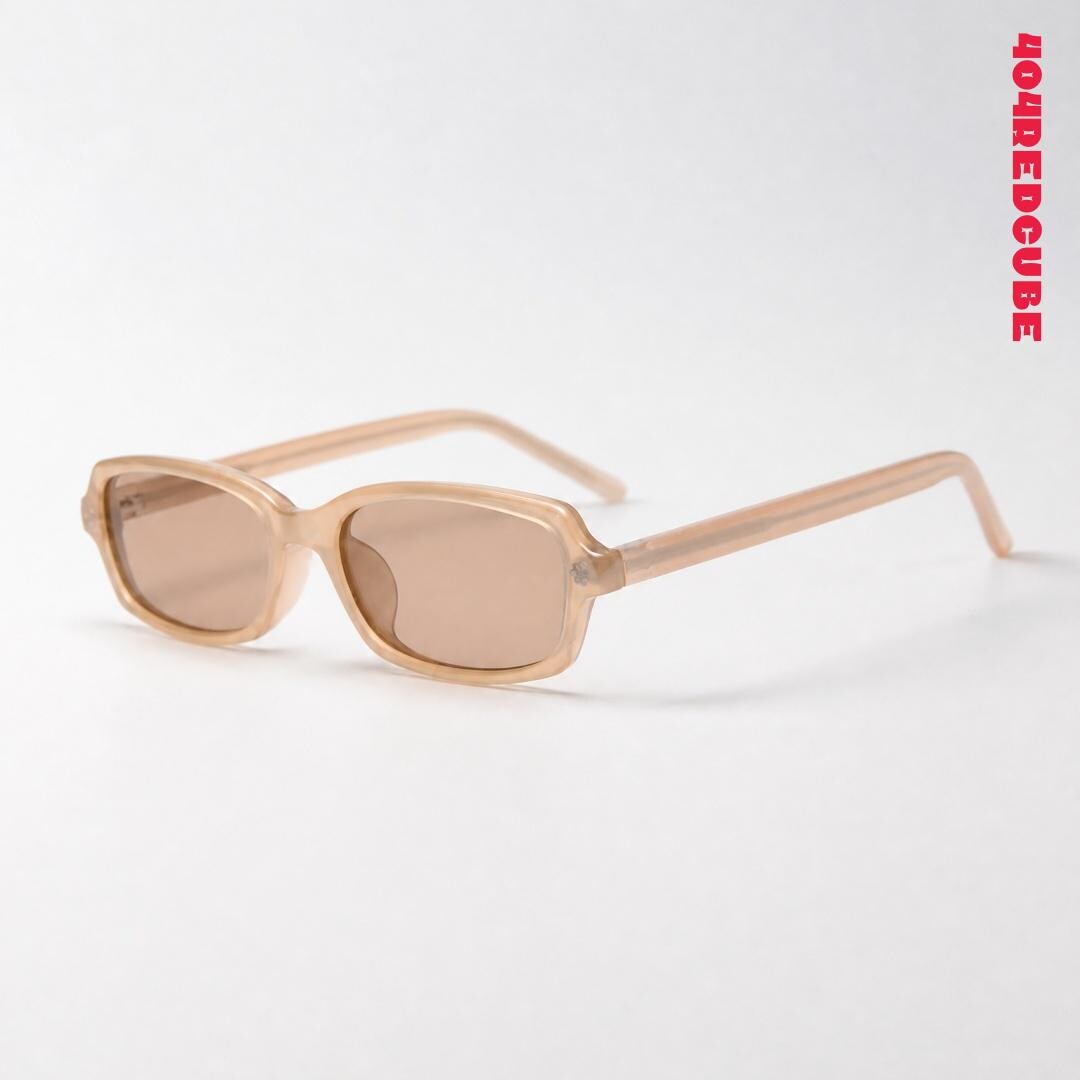 Rectangle Office Siren Minimalist Sunglasses