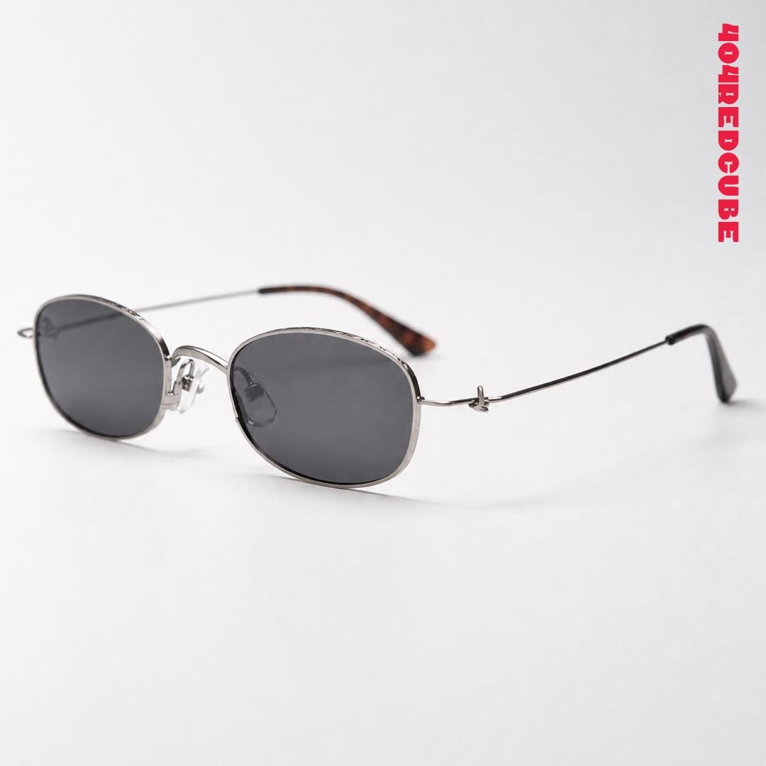 Oval Rectangle Metal Futuristic Gothic Optical Frames