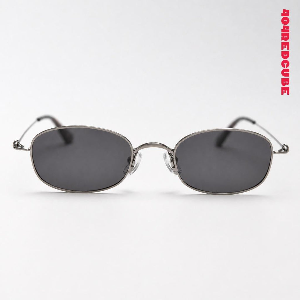 Oval Rectangle Metal Futuristic Gothic Optical Frames