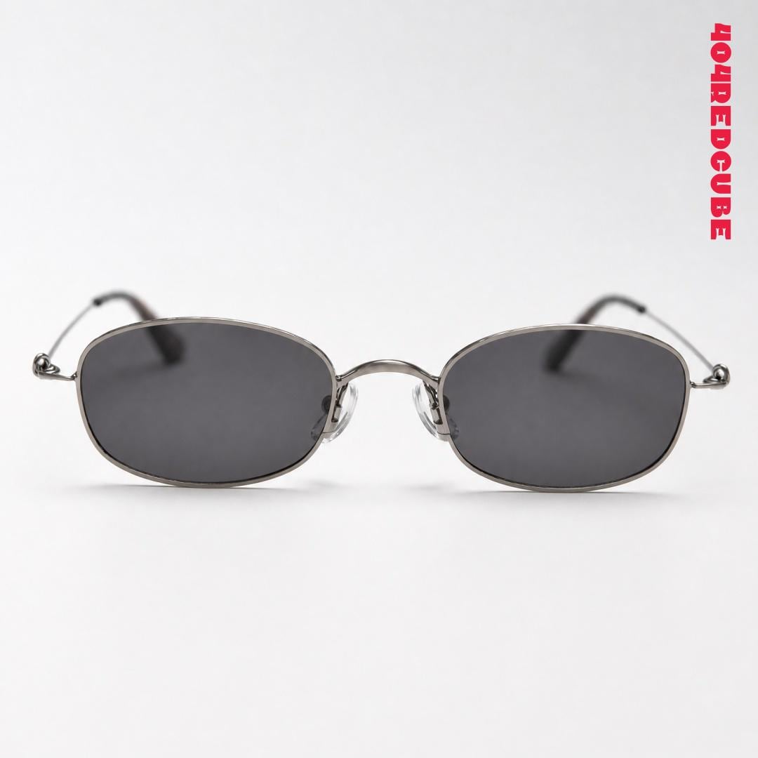 Oval Rectangle Metal Futuristic Gothic Optical Frames
