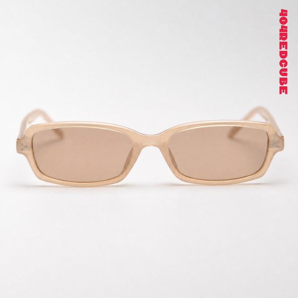 Rectangle Office Siren Minimalist Sunglasses