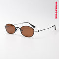 Oval Rectangle Metal Futuristic Gothic Optical Frames
