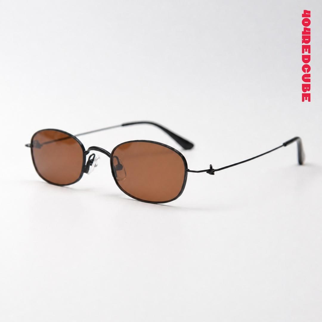 Oval Rectangle Metal Futuristic Gothic Optical Frames